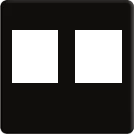  артикул FD17897-M-FD-T5-B-FD-T5-B название Розетка компьютерная RJ-45 двойная, цвет Черный, Fede