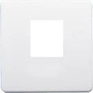  артикул FD17896-FD-310ST название Розетка для колонок одинарная, цвет Белый, Fede