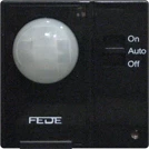 артикул FD28604-M название Выключатель с датчиком движения 2300 Вт (ручн. упр.), цвет Черный, Fede